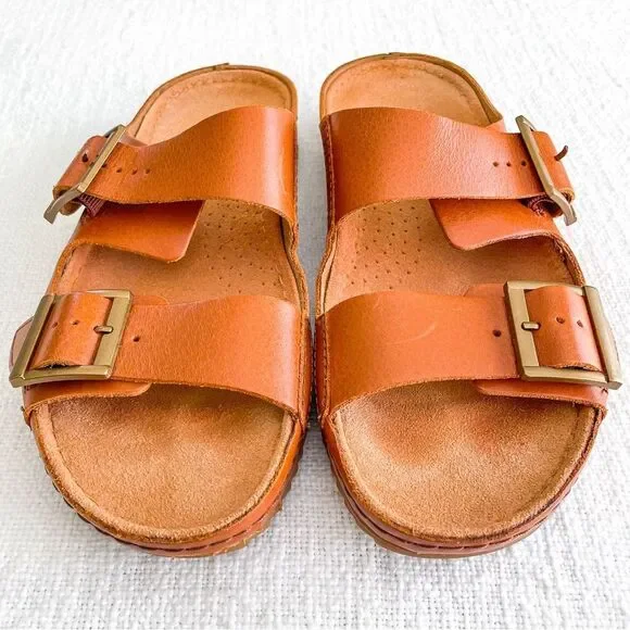Clarks double strap leather sandals. - Picture 5 of 11